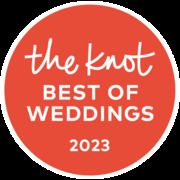 The Knot best of weddings logo and illustration