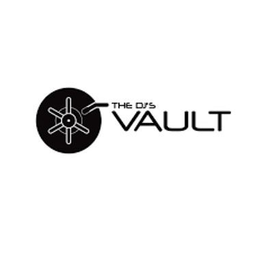 THE Djs Vault logo and illustration