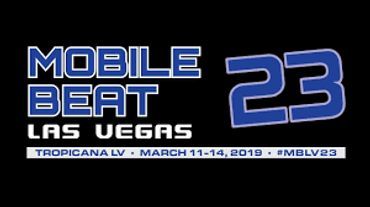 Mobile Beat Las Vegas 23 logo and illustration
